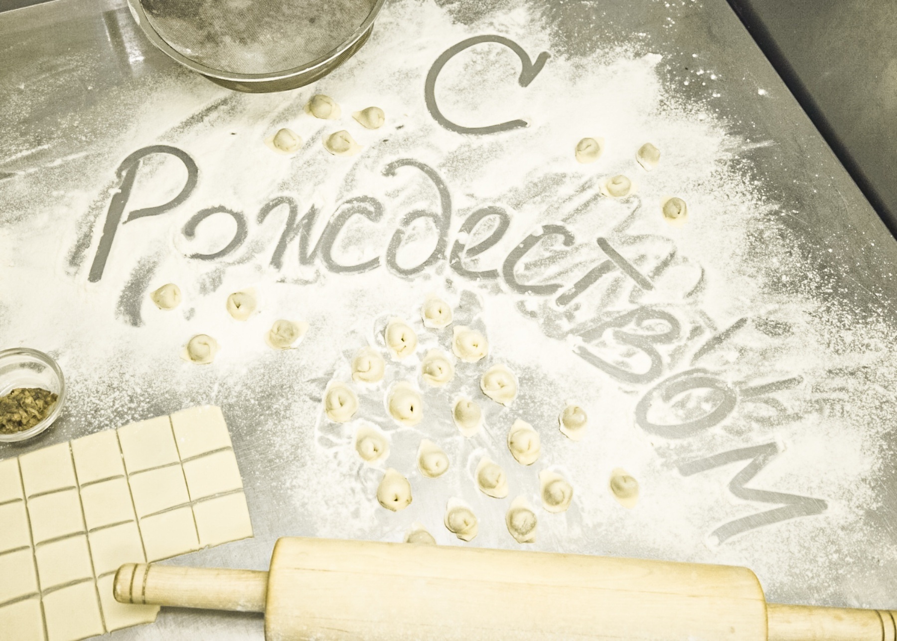 Ушки для рождественского борща (рецепт)