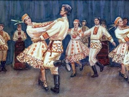 Беларускія народныя танцы ў "Кухмістры" - 18 лютага