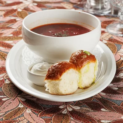 Классический борщ виленский с пампушками от Ресторана «Кухмистр»