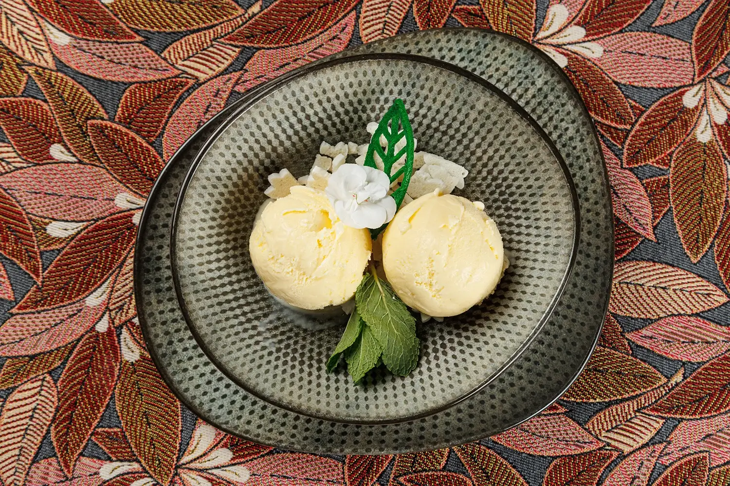 Домашнее мороженое из топлёного молока от Ресторана «Кухмистр» Домашнее мороженое из топлёного молока от Ресторана «Кухмистр»