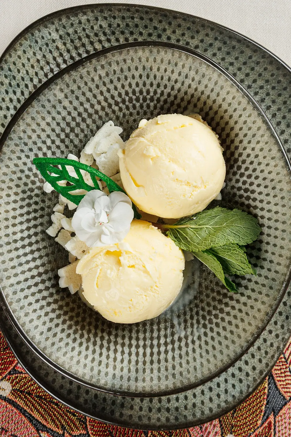 Домашнее мороженое из топлёного молока от Ресторана «Кухмистр» Домашнее мороженое из топлёного молока от Ресторана «Кухмистр»