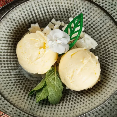 Домашнее мороженое из топлёного молока от Ресторана «Кухмистр»