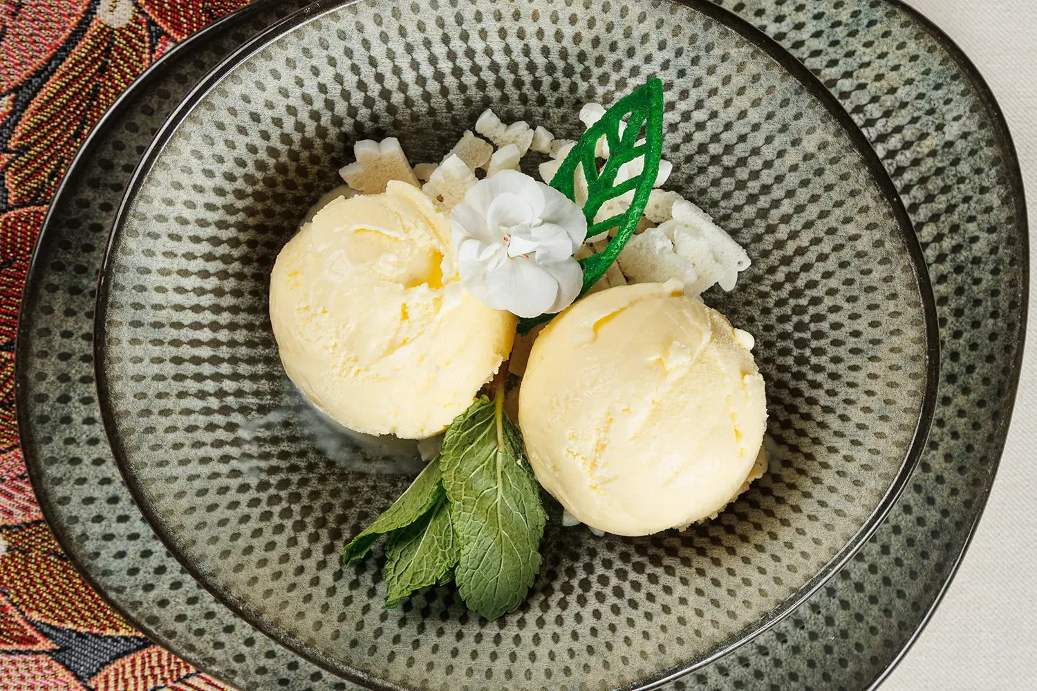 Домашнее мороженое из топлёного молока от Ресторана «Кухмистр» Домашнее мороженое из топлёного молока от Ресторана «Кухмистр»