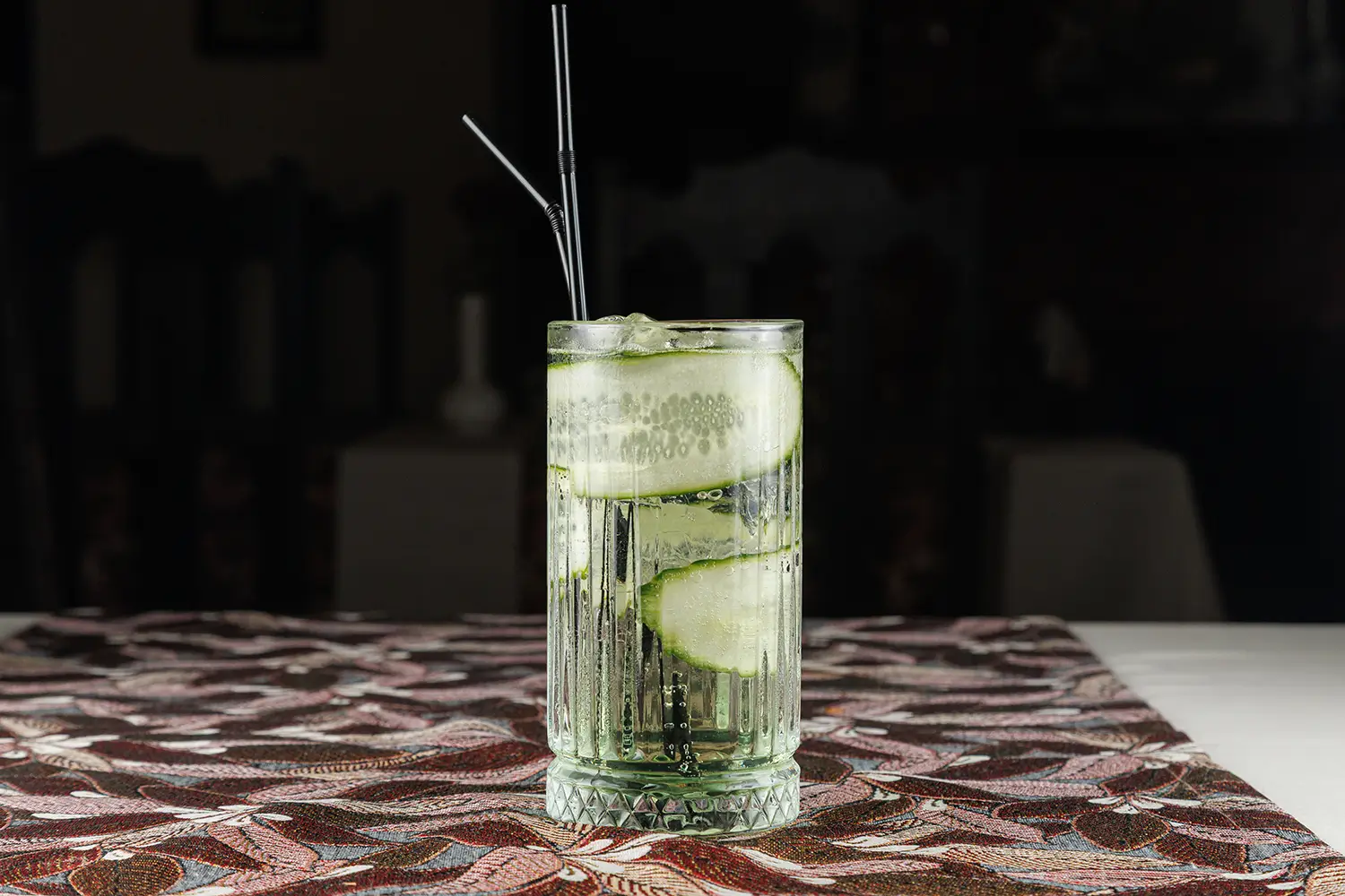 Безалкогольный освежающий коктейль с огурцом от Ресторана «Кухмистр»