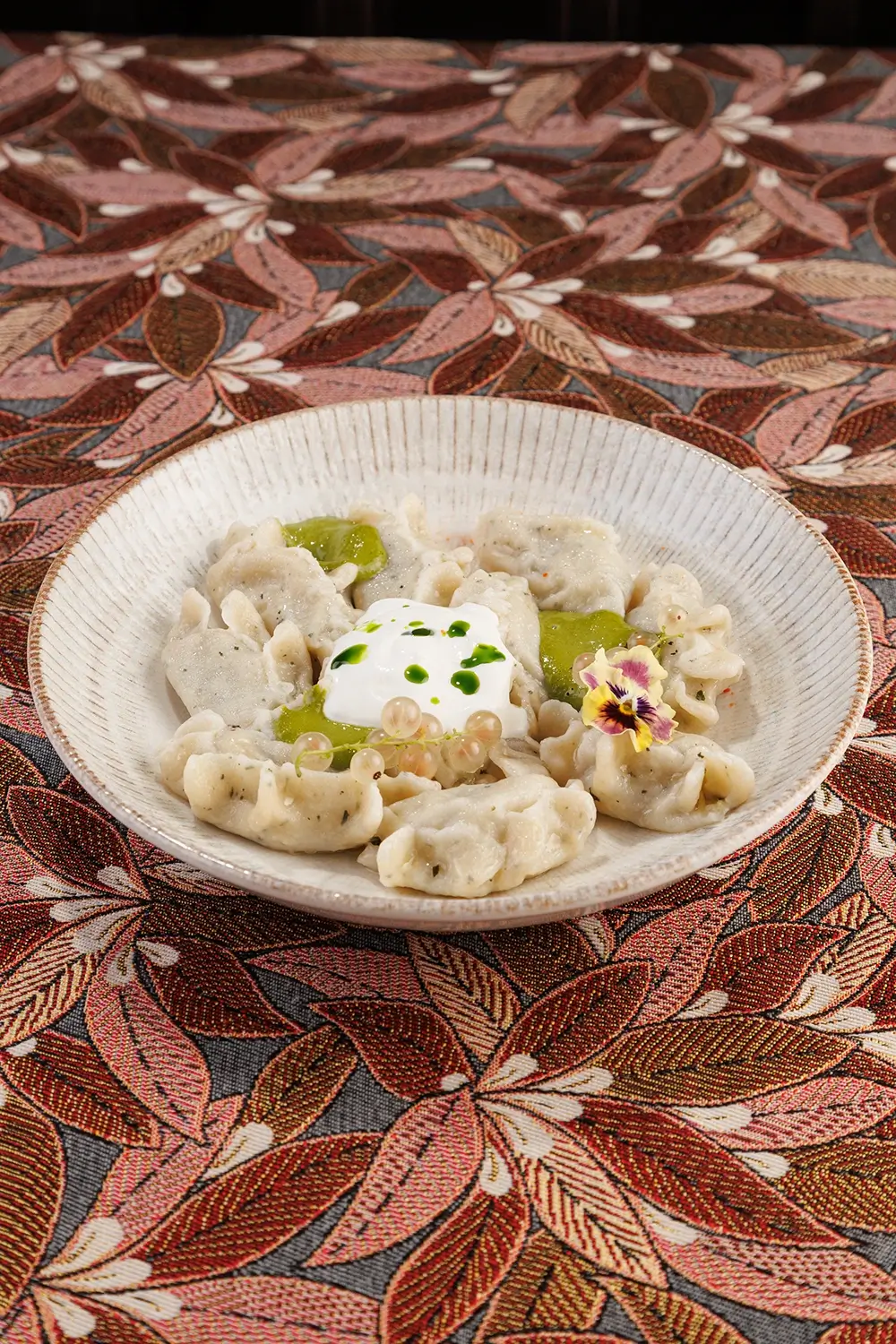 Вареники с картофелем, крапивой и творогом настоящей ручной лепки от Ресторана «Кухмистр»
