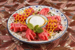 Классические десертные вареники с вишней, настоящей ручной лепки от Ресторана «Кухмистр»